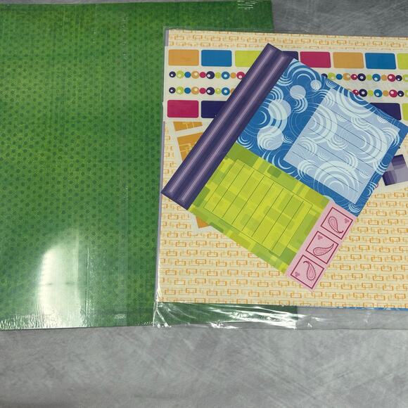 NIP Lot 6 1/2 Creative Memories Scrapbooking Paper Perfect Fit 12x12 & 10x12 - Picture 8 of 8